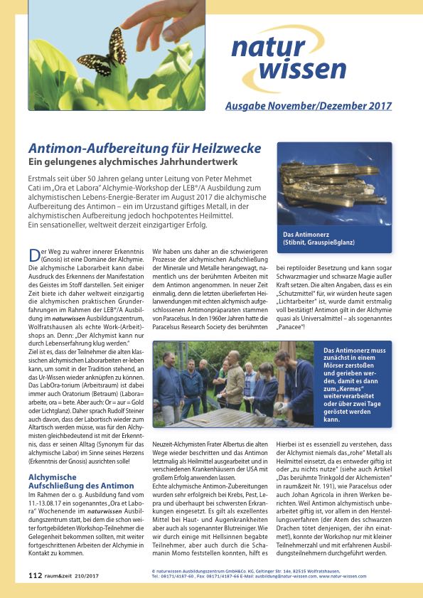 Antimon Naturwissen News 1